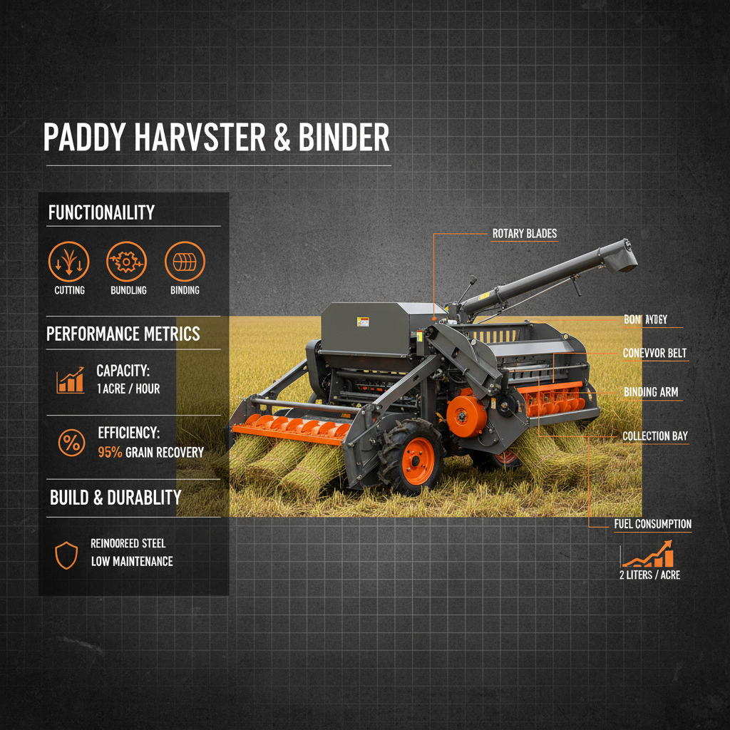 Advancements in Paddy Reaper and Binder Technology for Efficient Rice Harvesting