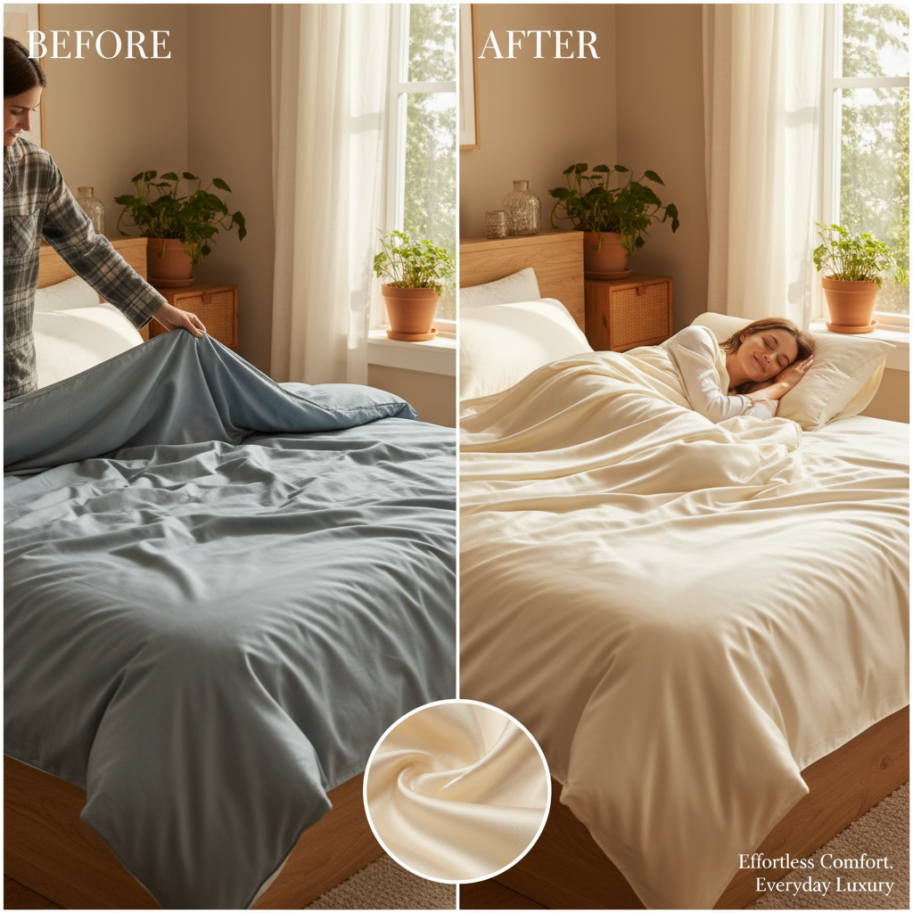 Experience the Luxurious Comfort of Silk Bedding for Restful Sleep