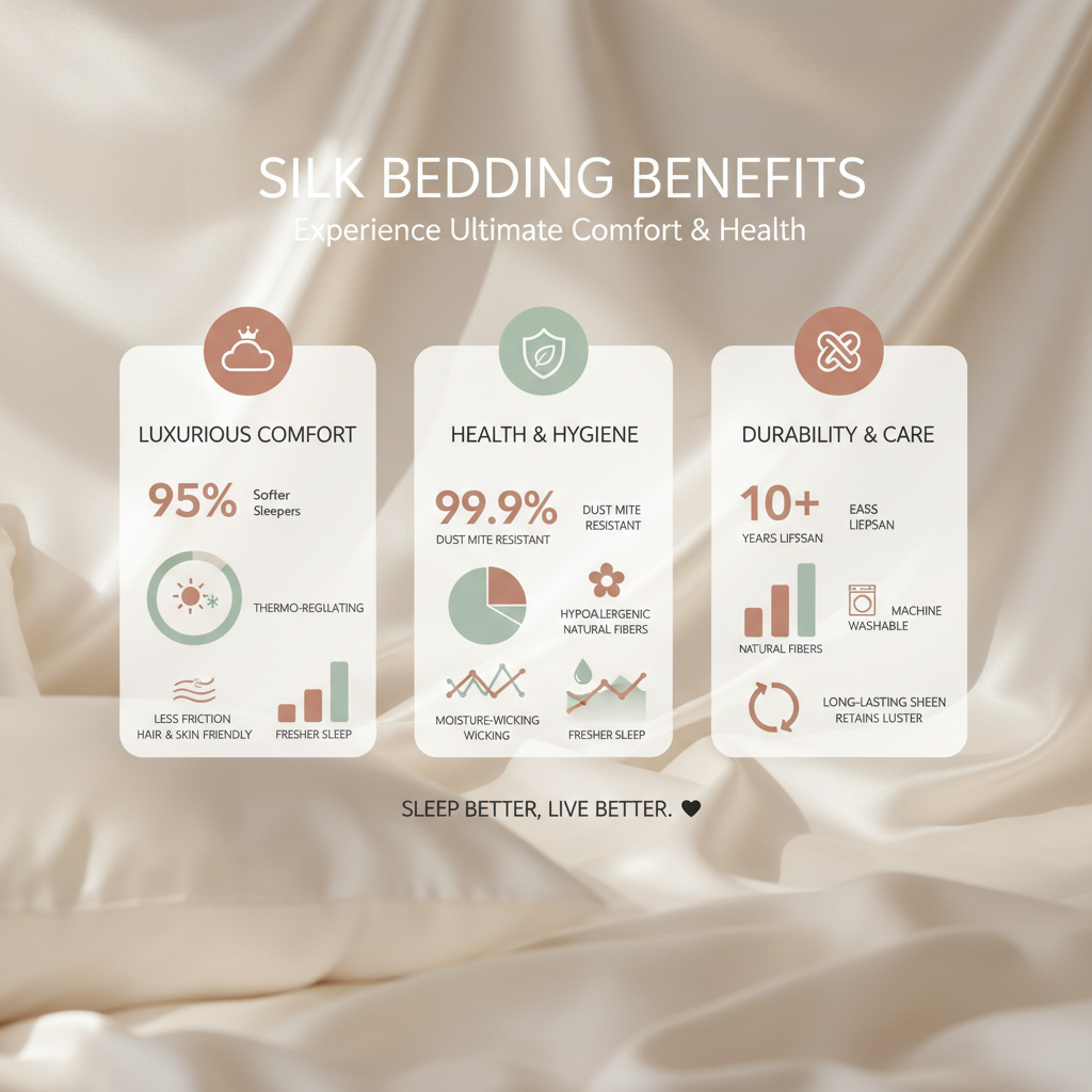 Experience the Luxurious Comfort of Silk Bedding for Restful Sleep