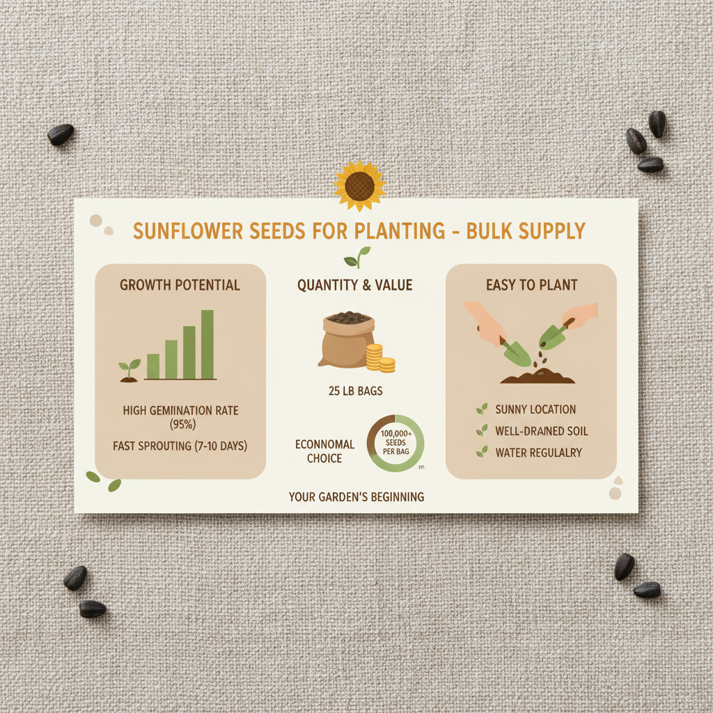 Comprehensive Guide to Sunflower Seeds for Planting Bulk and Global Agriculture