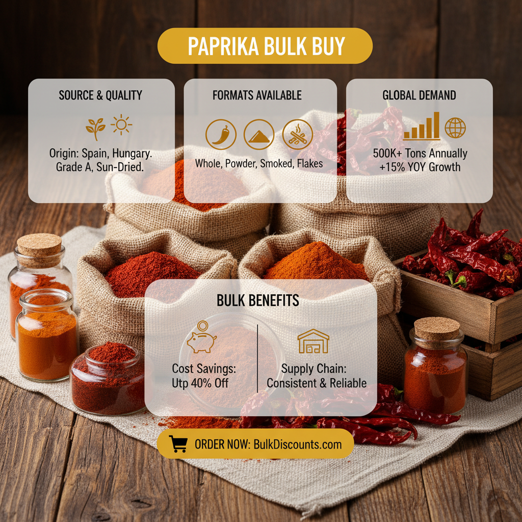 Strategic Paprika Bulk Buy for Consistent Quality and Cost Savings