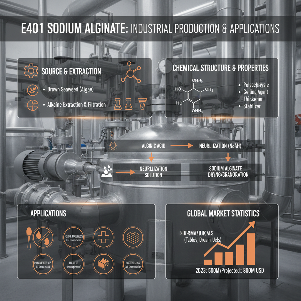 Exploring the Versatile Applications of e401 Sodium Alginate in Industry and Beyond