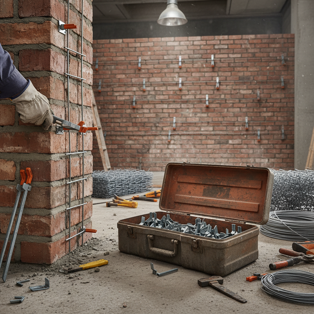 Secure and Versatile Wire Clips for Brick Wall Applications and Installation