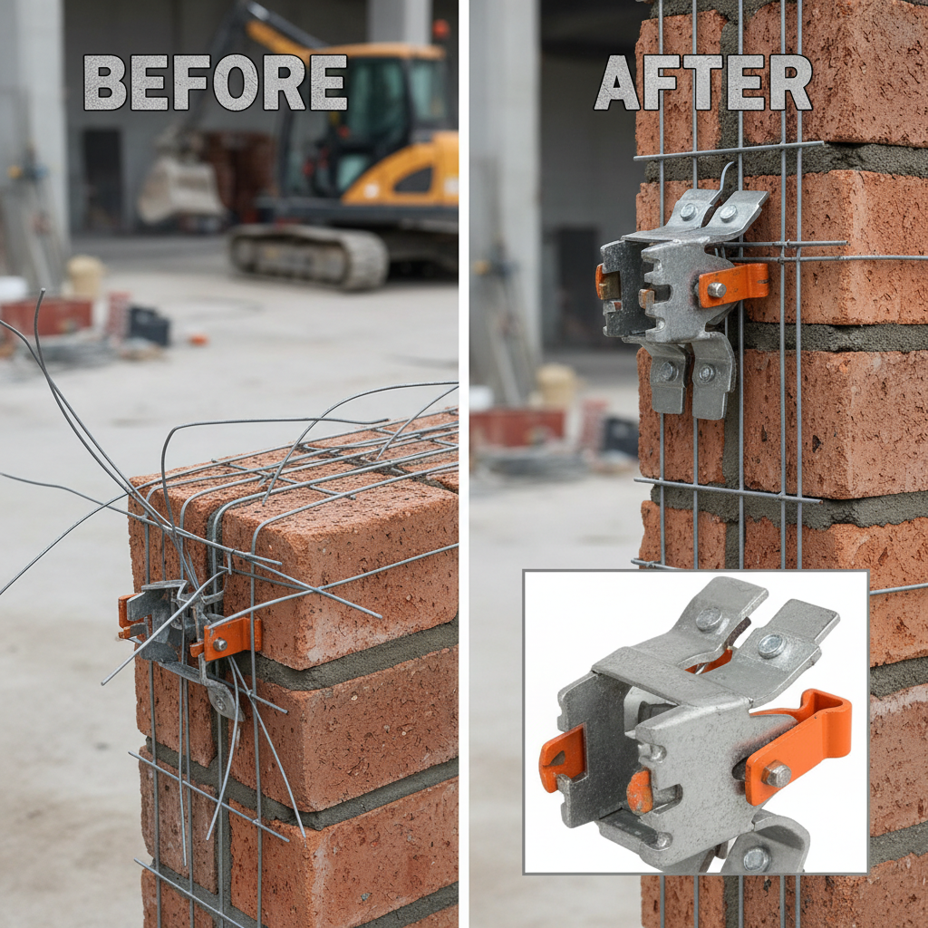 Secure and Versatile Wire Clips for Brick Wall Applications and Installation