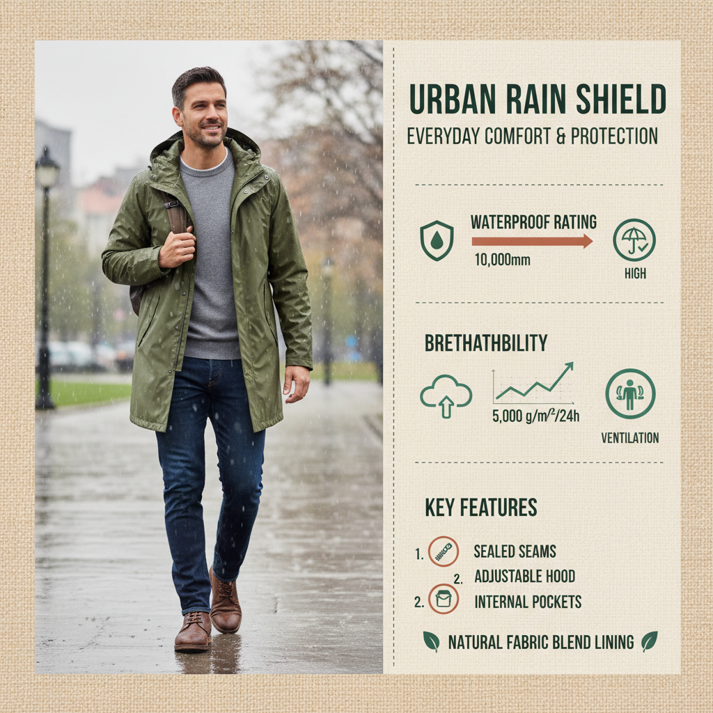 Comprehensive Guide to Choosing the Right Rain Coat for Men