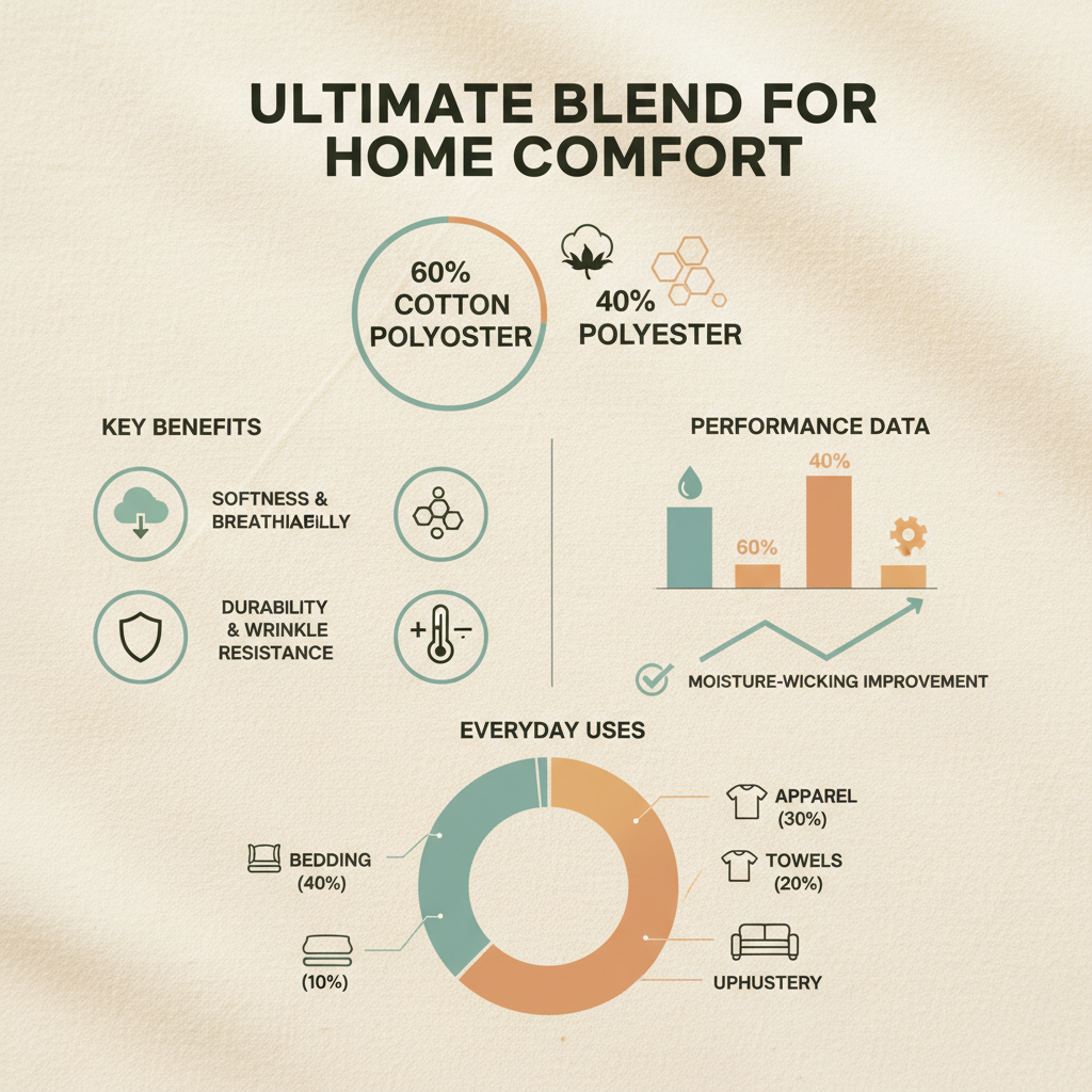 Exploring the Versatility and Benefits of 60 40 Cotton Poly Blend Fabric