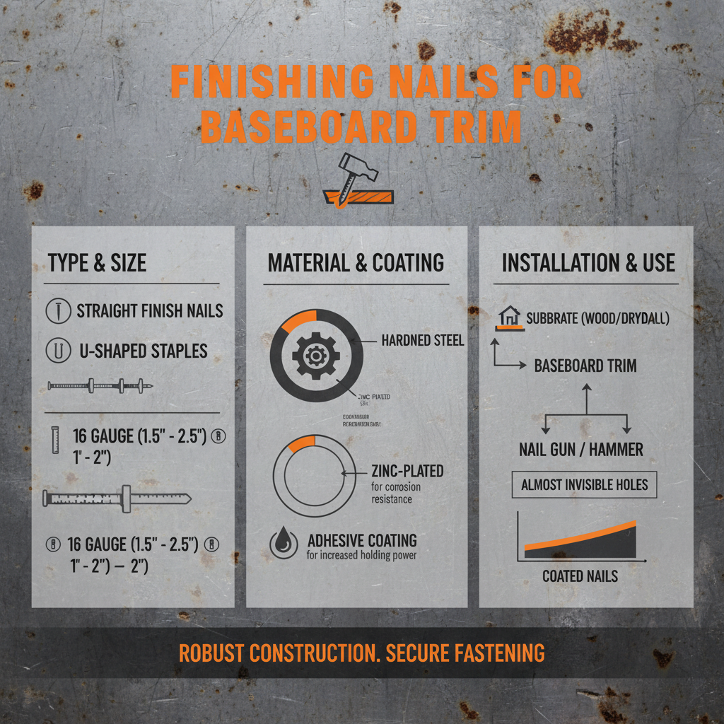 Expert Guide to Selecting Finishing Nails for Baseboard Trim Installation
