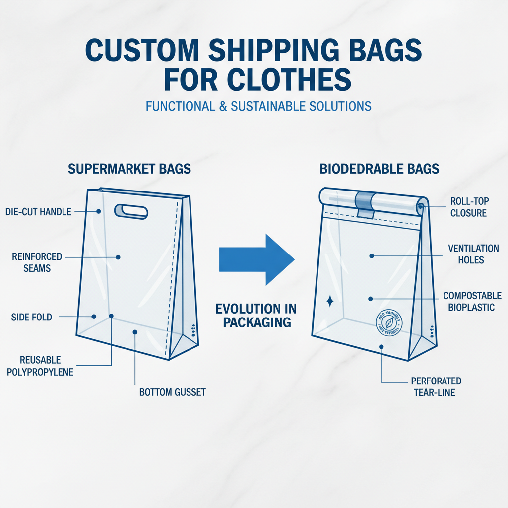 Elevate Your Brand with Premium Custom Shipping Bags for Clothes