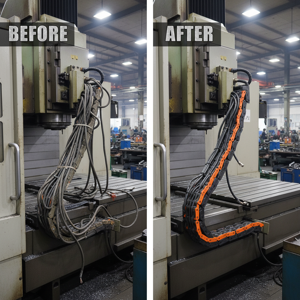 Optimizing CNC Machining with Reliable cnc drag chain Solutions