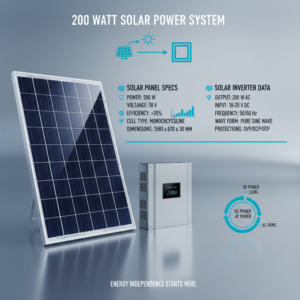 Maximize Energy Savings with a Versatile 200 Watt Solar Panel Solution