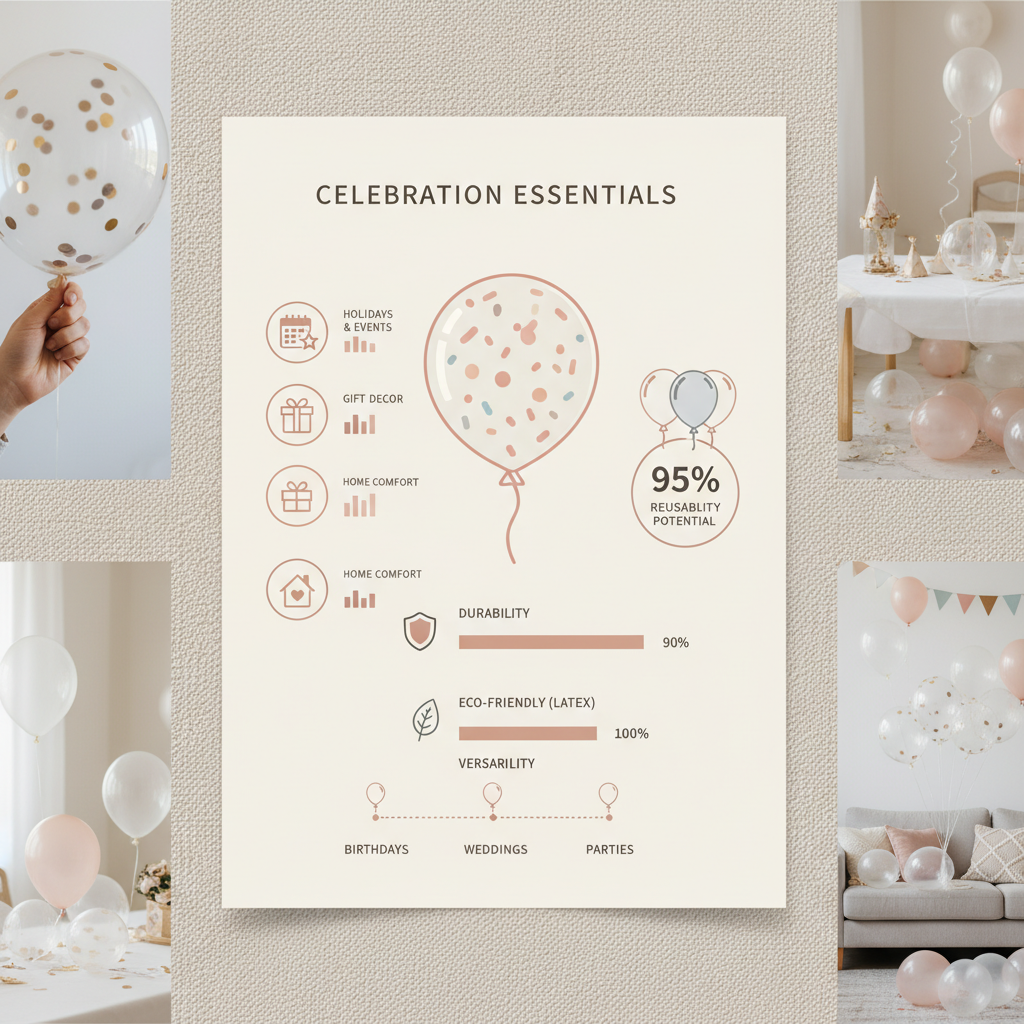 Exploring the Versatility and Applications of Clear Latex Balloons