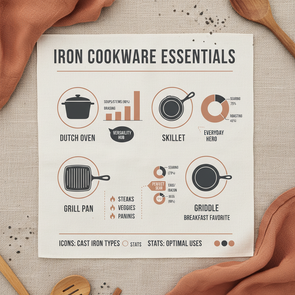 Exploring the Diverse World of Types of Iron Cookware for Optimal Cooking