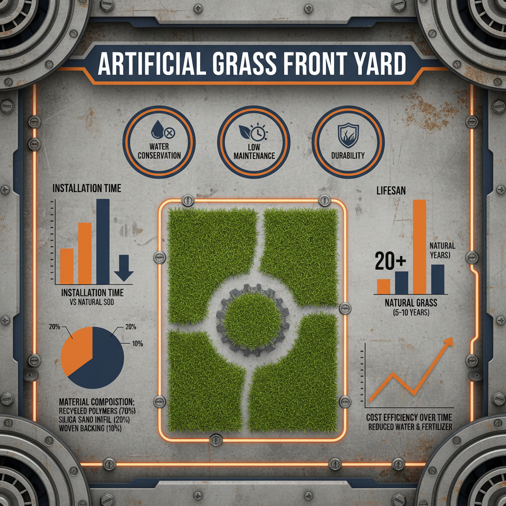 Transform Your Curb Appeal with a Stunning Artificial Grass Front Yard