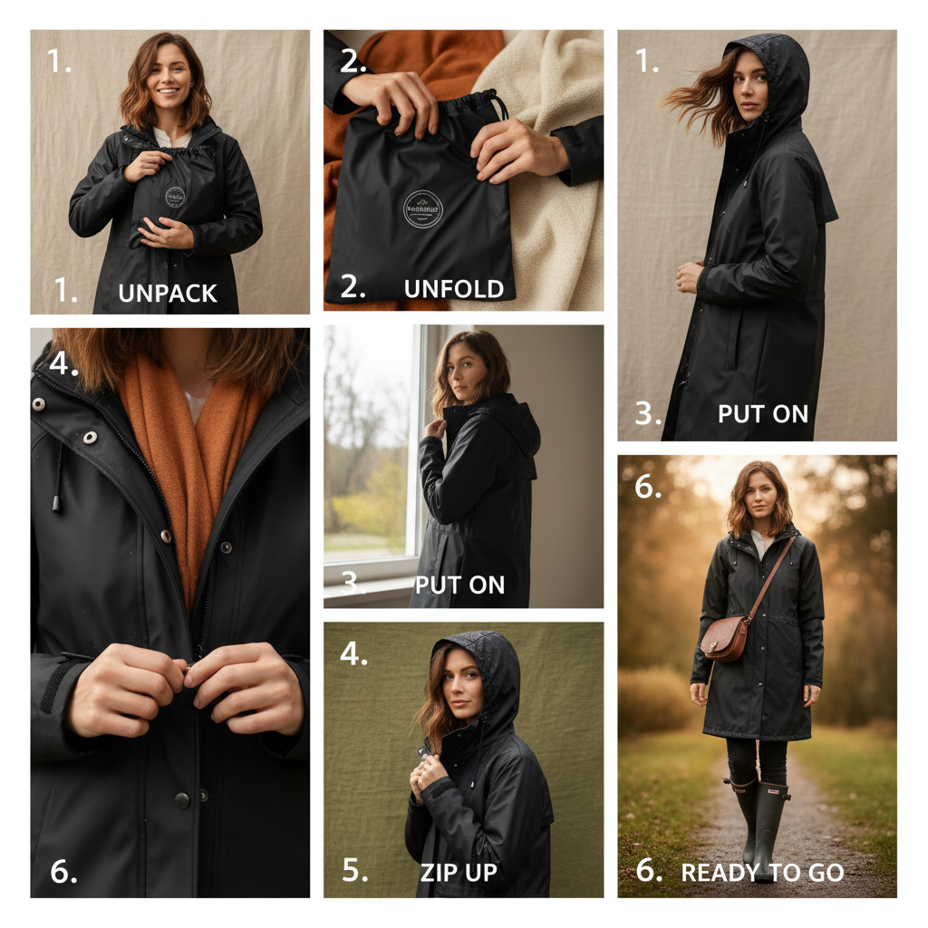 Essential Black Rain Coat Womens for Reliable Weather Protection