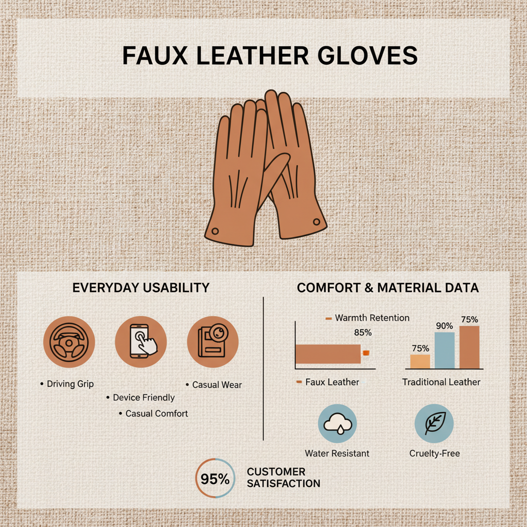 The Rise of Faux Leather Gloves A Comprehensive Guide to Applications and Benefits