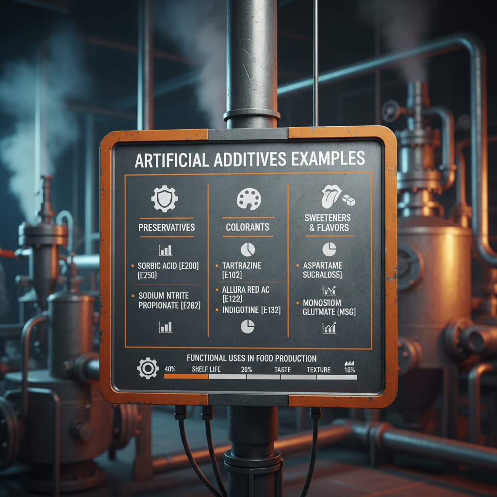 Understanding the Role of Artificial Additives in Food and Industry