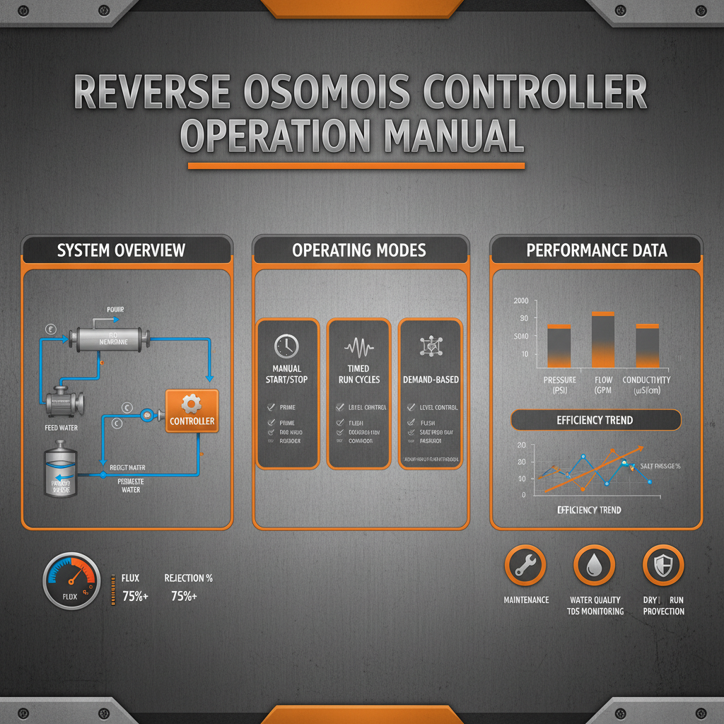 Comprehensive Guide to Reverse Osmosis Controller Operation Manual and System Performance