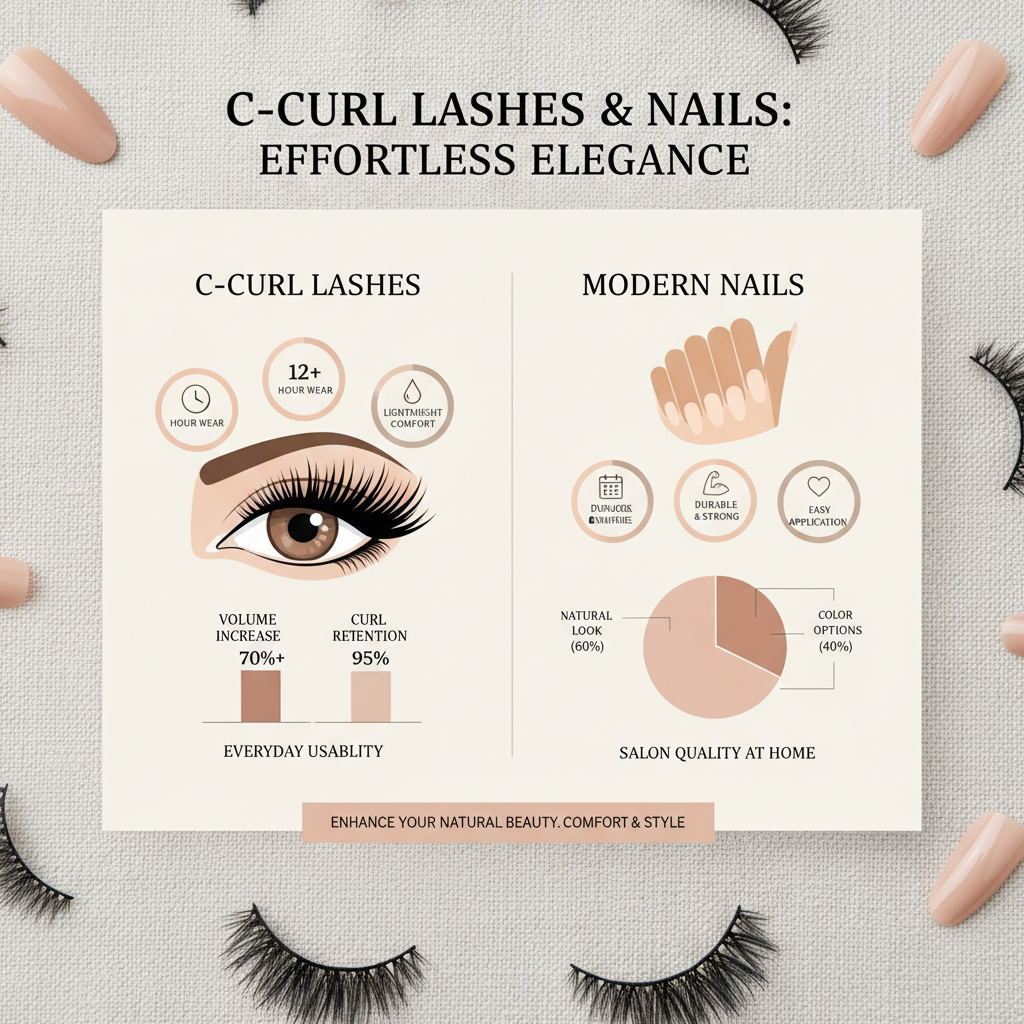 The Rise of C Curl Lashes A Comprehensive Guide to Natural Eyelash Enhancement
