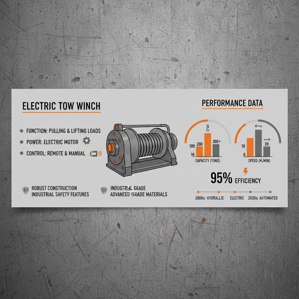Advancements in Electric Tow Winch Technology for Modern Industrial Applications