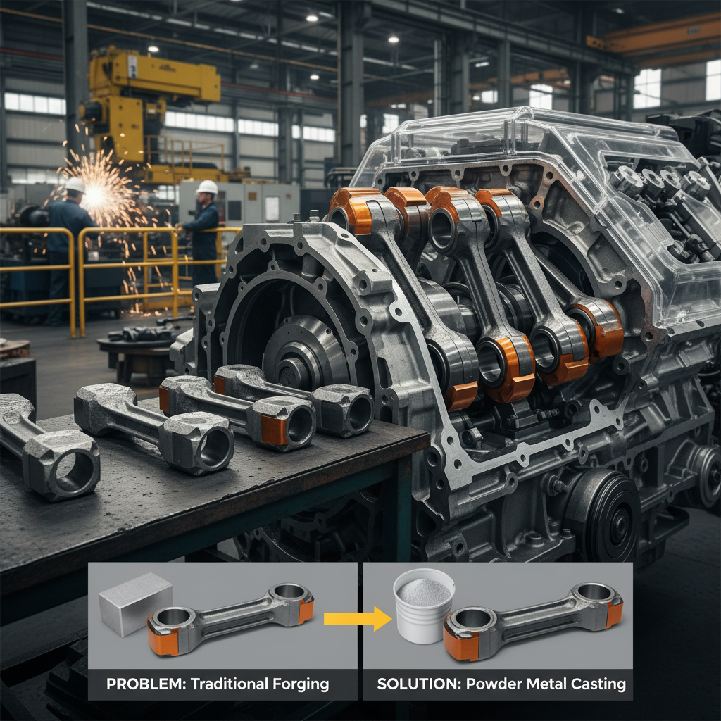 Advancements in Powder Metal Connecting Rods for Engine Performance and Efficiency