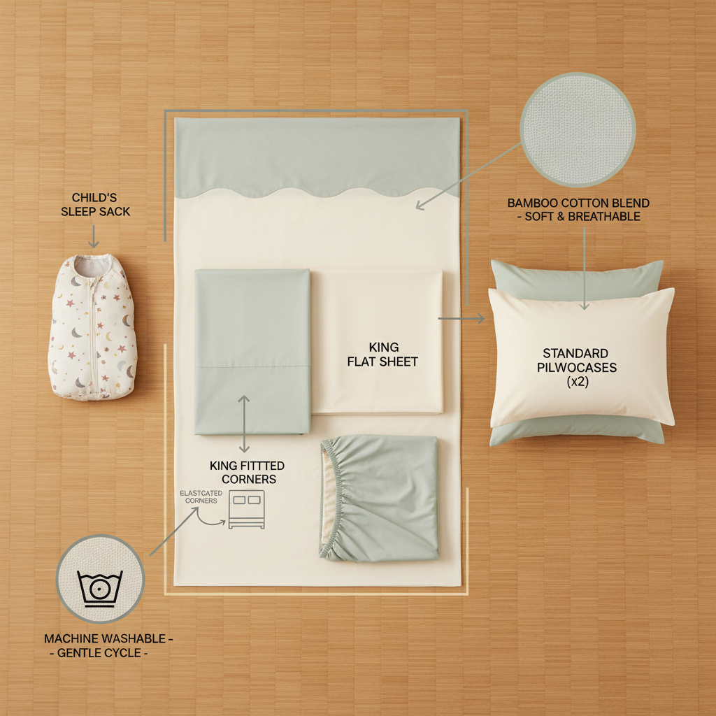 Experience Luxurious Comfort with Bamboo Cotton King Sheet Set for Restful Sleep