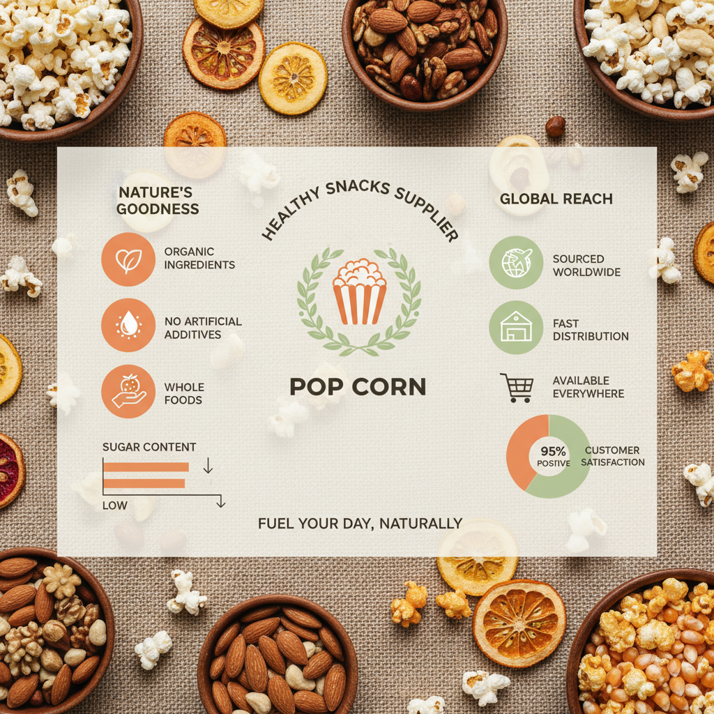 Reliable Healthy Snacks Supplier for Global Nutritional Needs