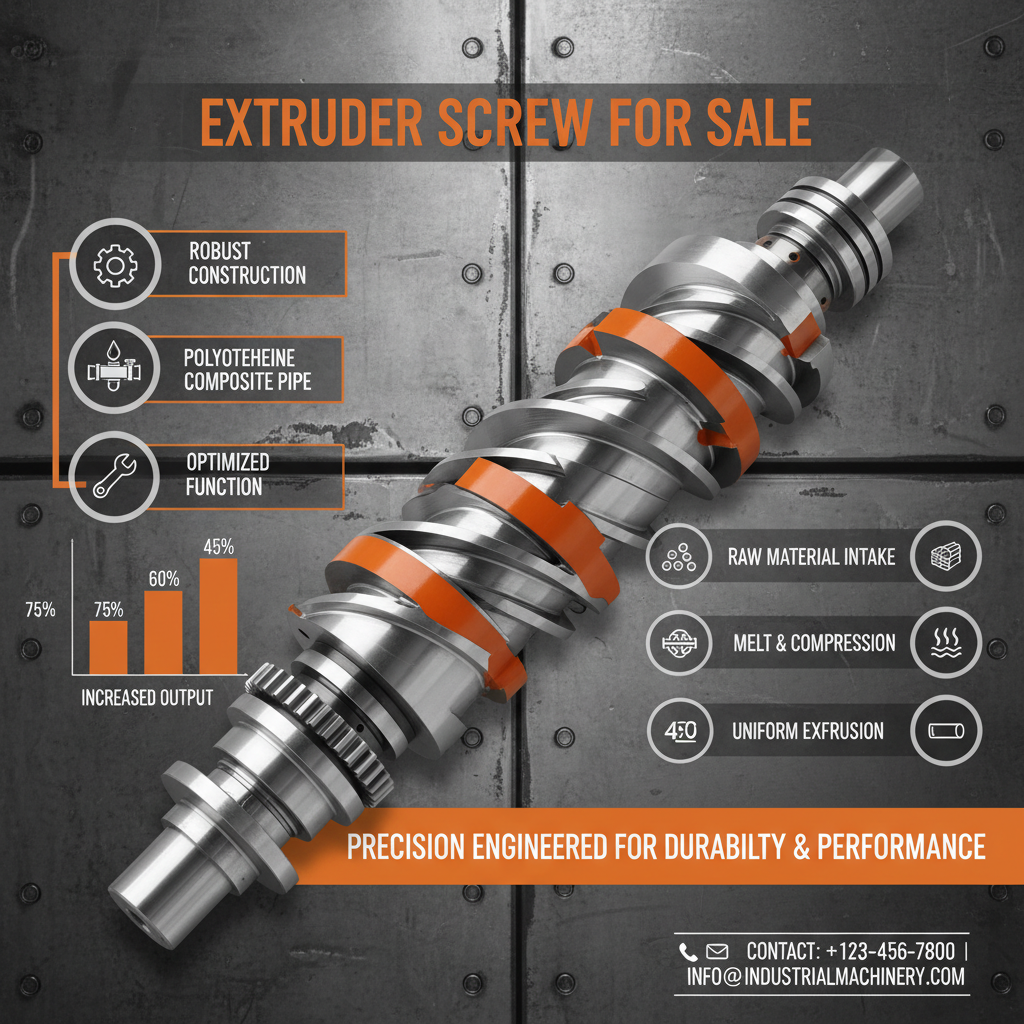 Find High Quality Extruder Screw for Sale to Optimize Plastic Production