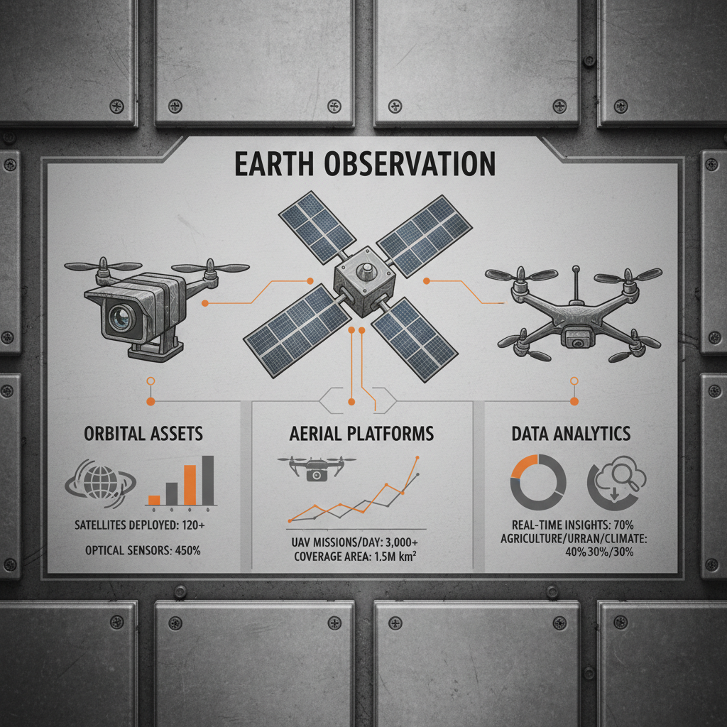 Advancing Global Sustainability Through Comprehensive Earth Observation Technologies