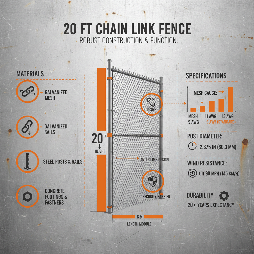 Comprehensive Guide to 20 ft Chain Link Fence Systems and Applications