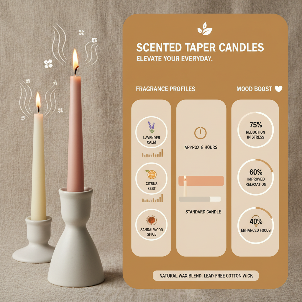 The Enduring Appeal of Scented Taper Candles A Comprehensive Guide