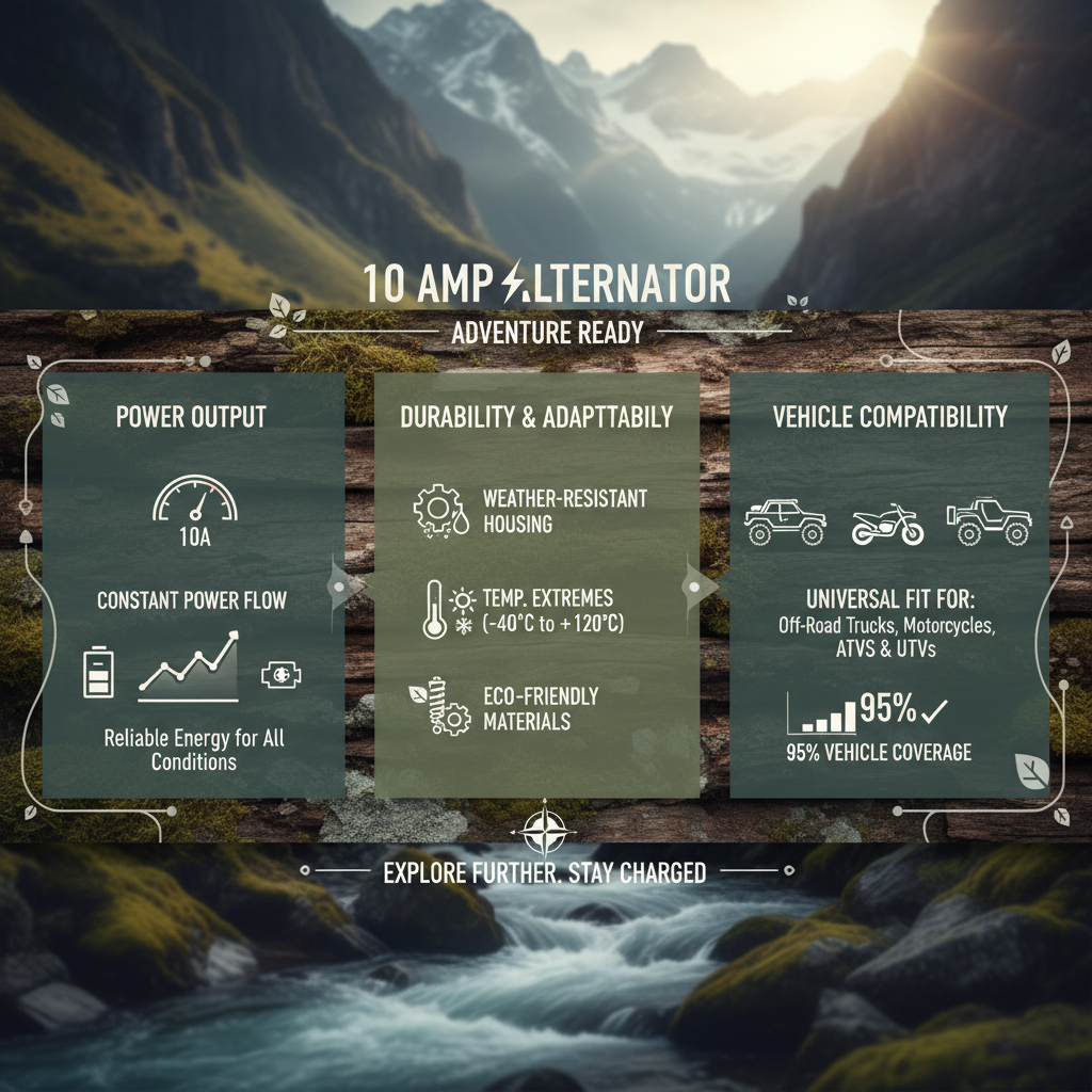 The Essential Role of the 10 amp alternator in Modern Power Systems