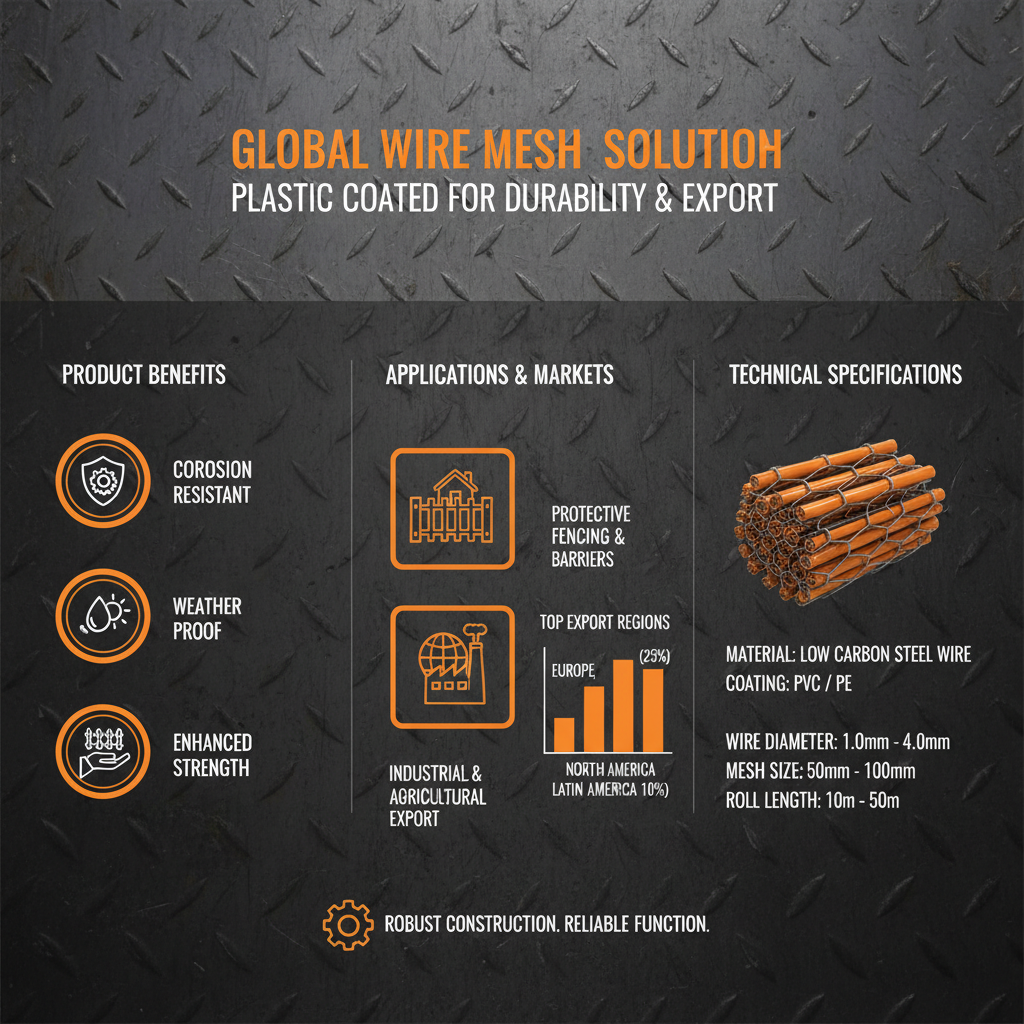 Durable and Versatile Plastic Coated Wire Mesh for Global Applications