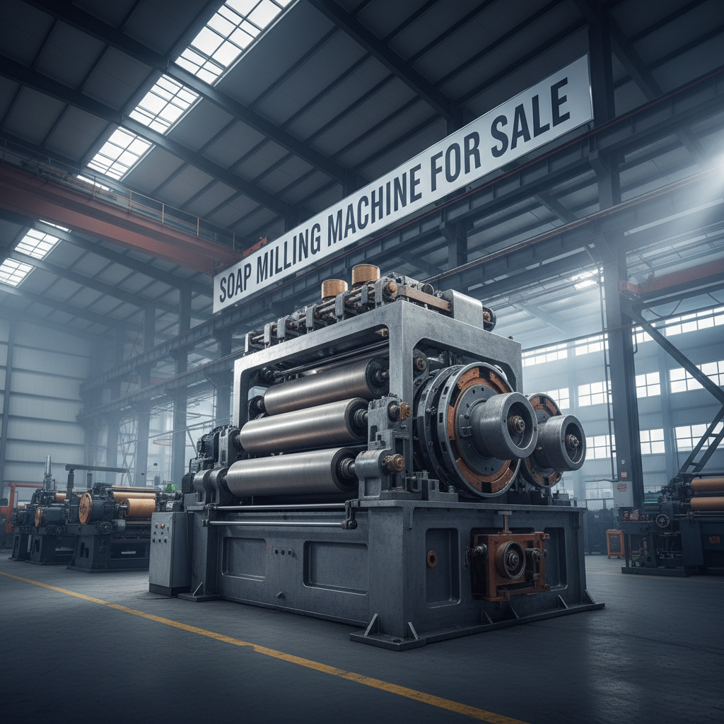 Investing in a Quality Soap Milling Machine for Sale for Efficient Production