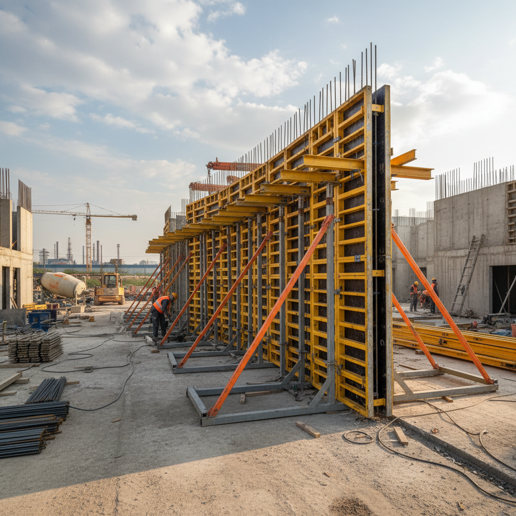 Color Galvanized Yellow Neoflex H Beam Wall Form Work for Rapid and Durable Construction