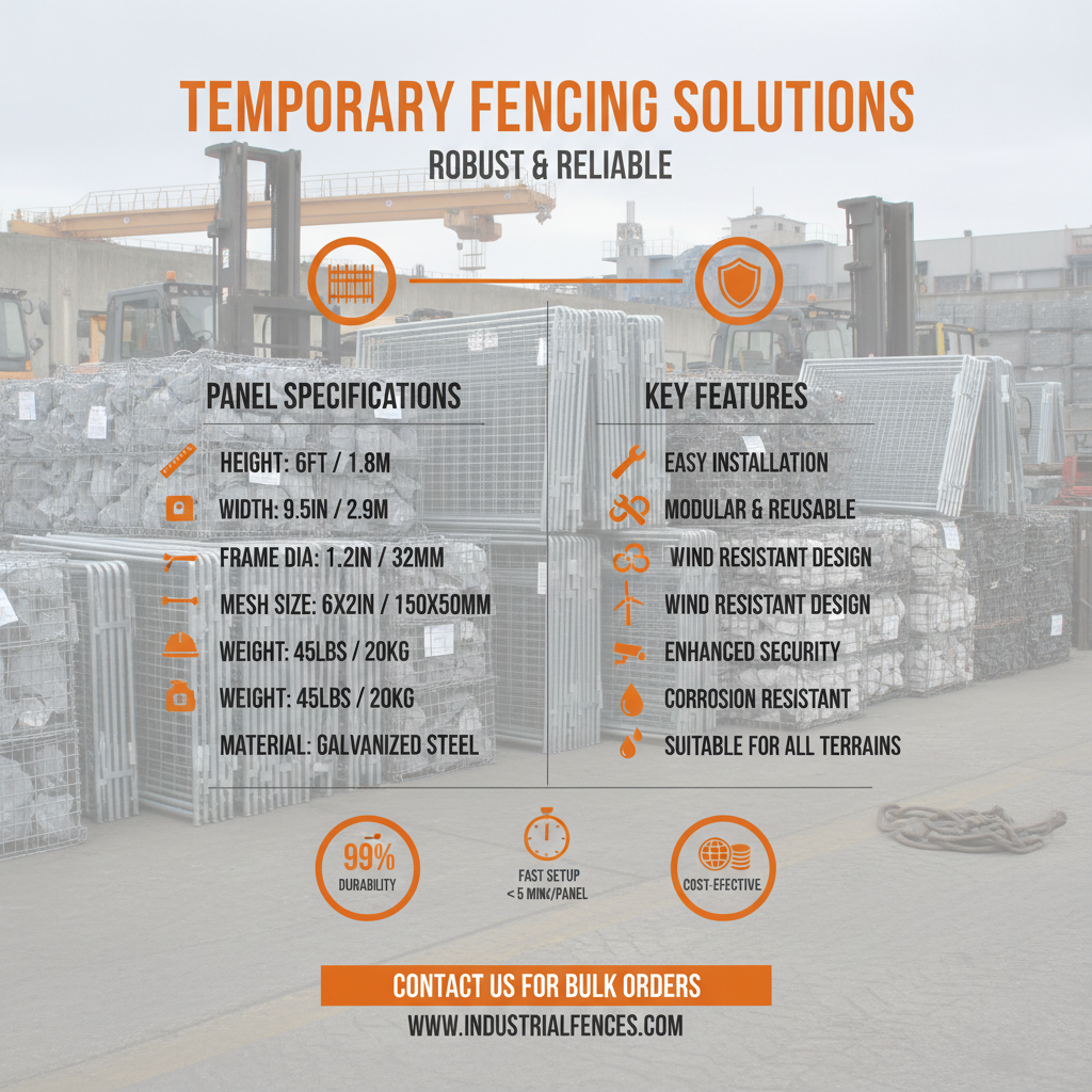 Comprehensive Guide to Temporary Fencing Panels for Sale and Applications