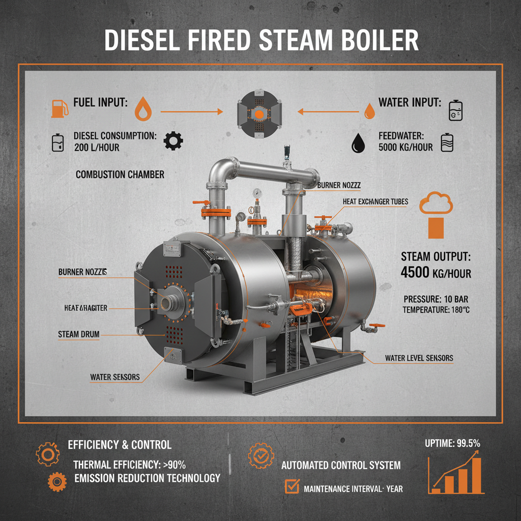 Optimizing Industrial Processes with High Efficiency Diesel Fired Steam Boilers