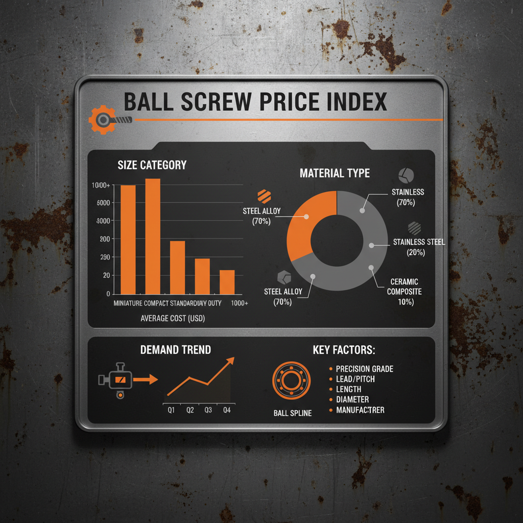 Understanding Ball Screw Price Dynamics for Optimal Industrial Applications