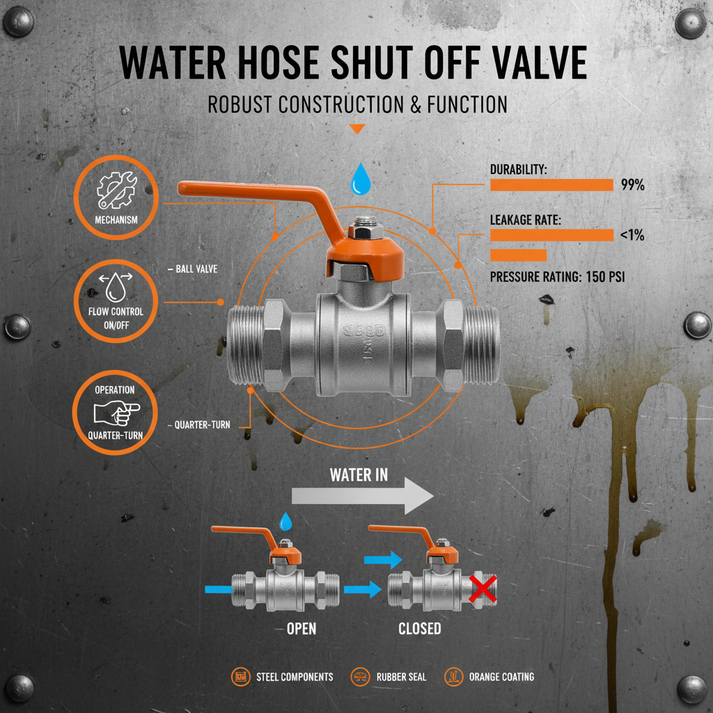 water hose shut off valve