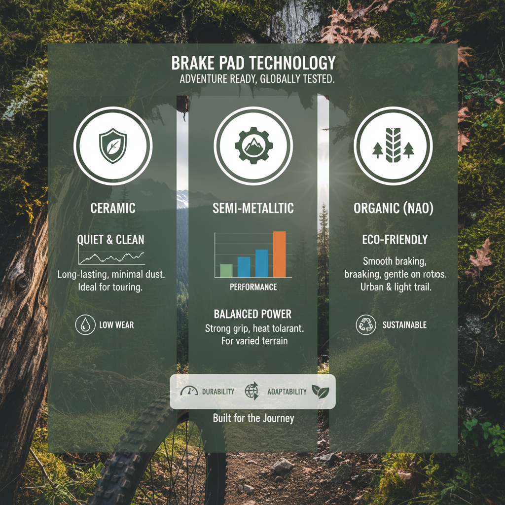 3 types of brake pads