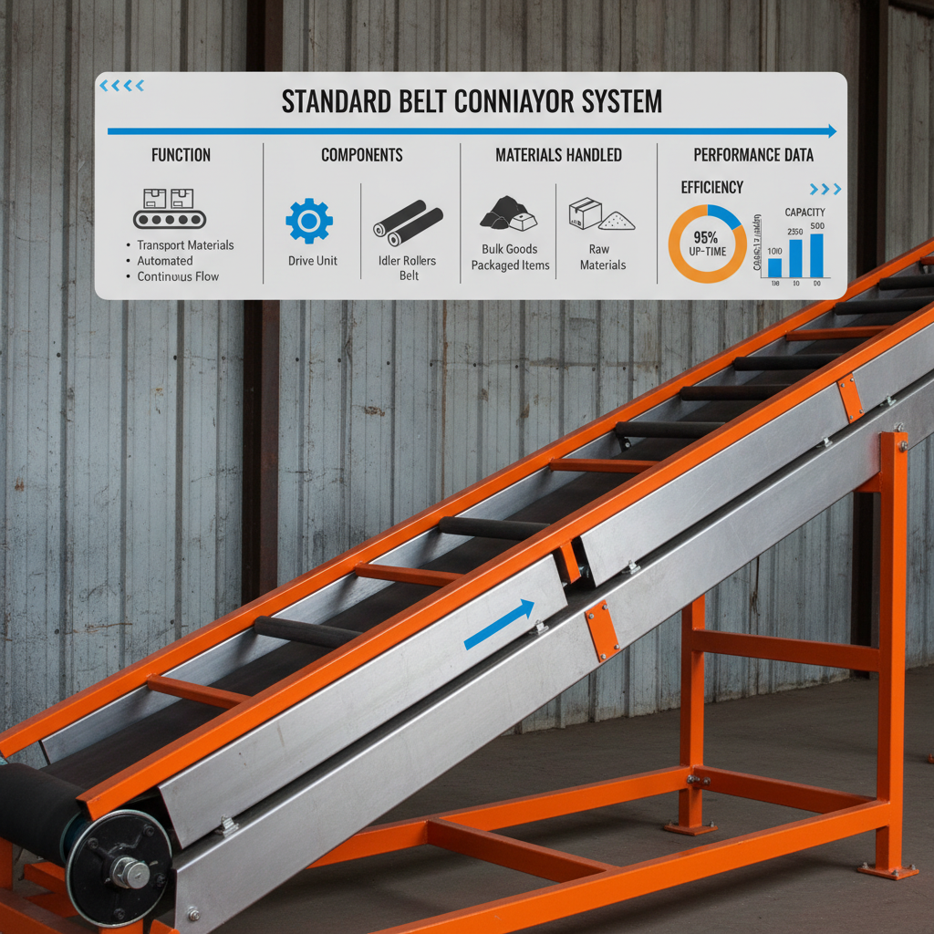 standard belt conveyor
