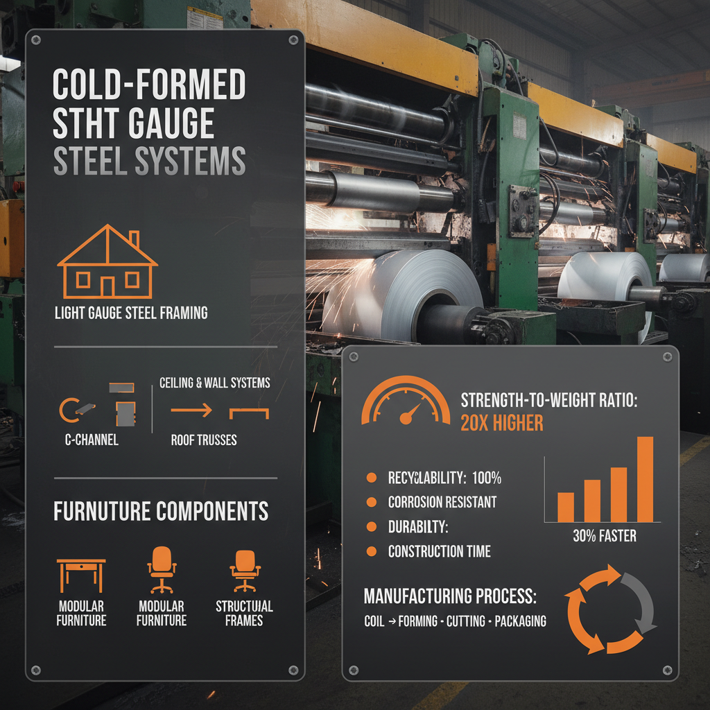 cold formed light gauge steel