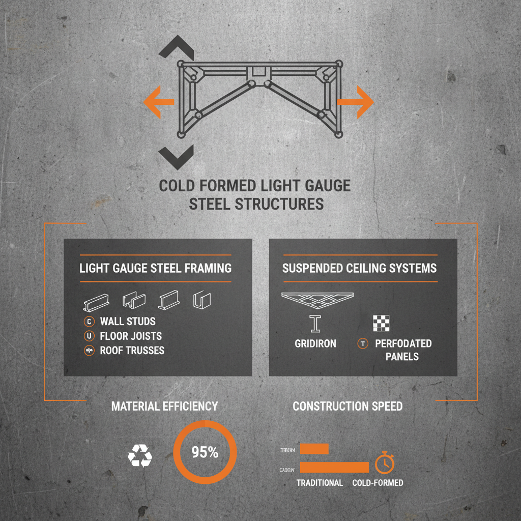 cold formed light gauge steel structures