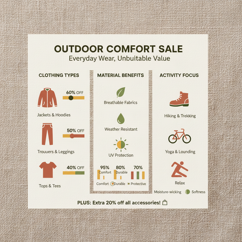 outdoor sale clothing