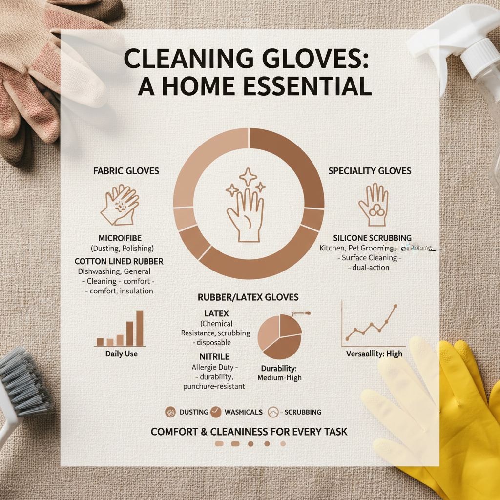 types of cleaning gloves