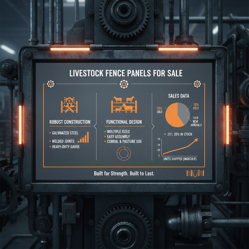 livestock fence panels for sale