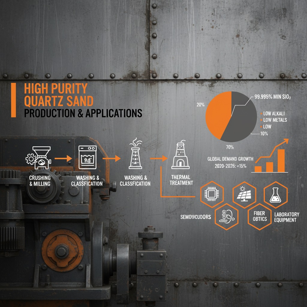 high purity quartz sand