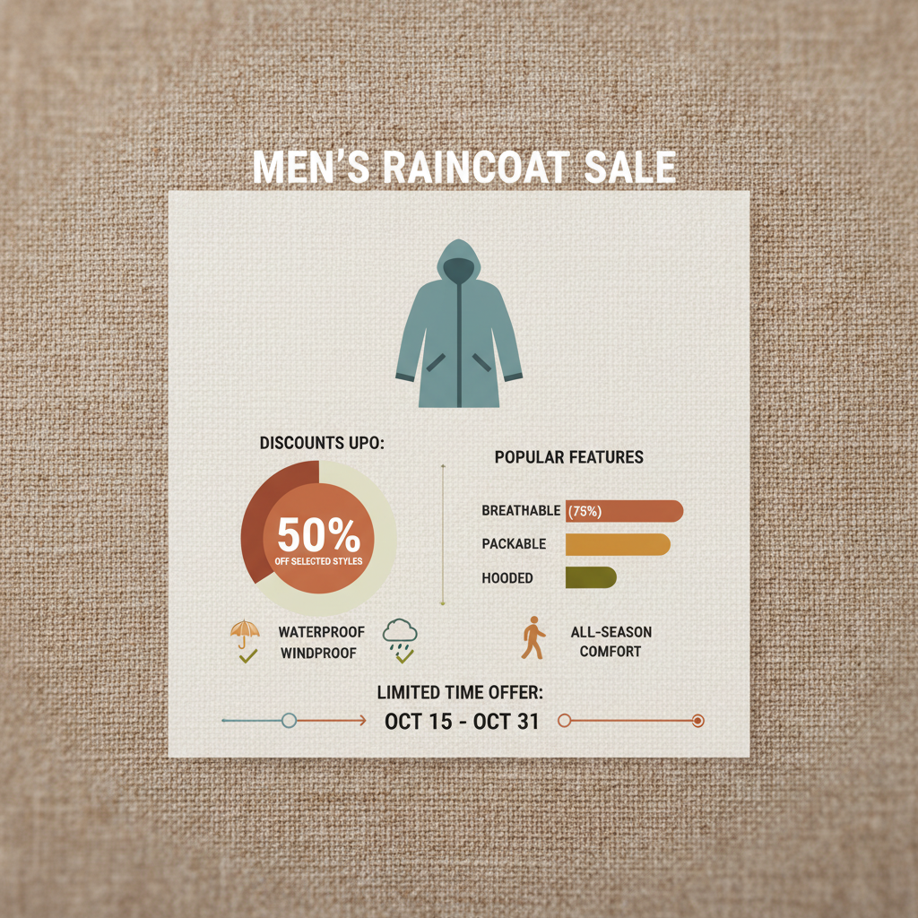 mens rain coat sale