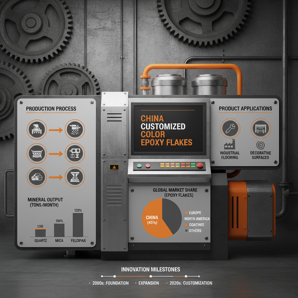 China customized Color Epoxy Flakes