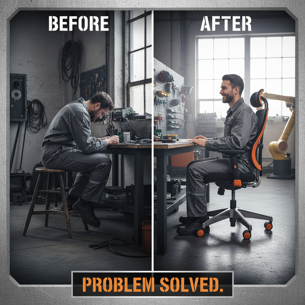 compact office chair