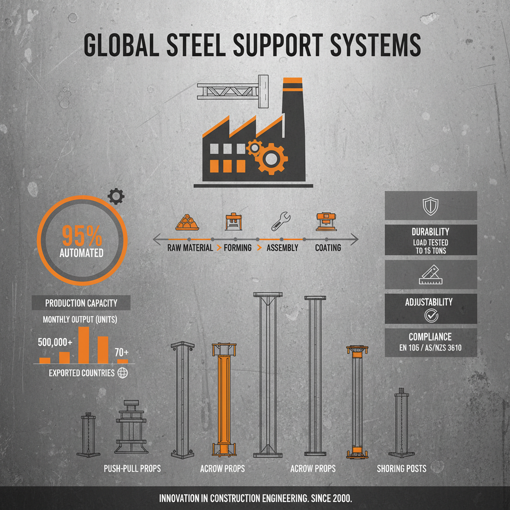 construction steel props Factory